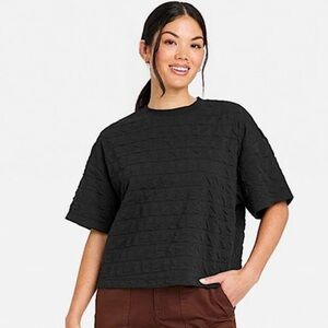 5/$25 A New Day Quilted Boxy Top